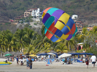 beach scene