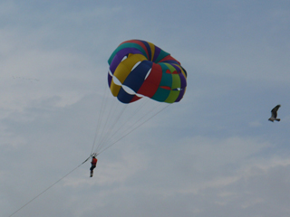 parasailing