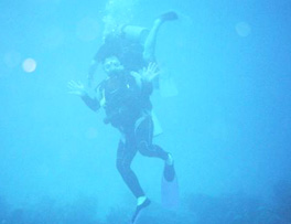 Dave in the water