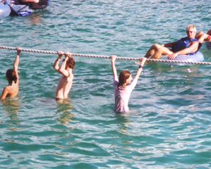 Bran and Ty on the ropes