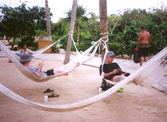 Katie and John on Hammock island