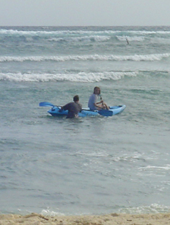 kayaking