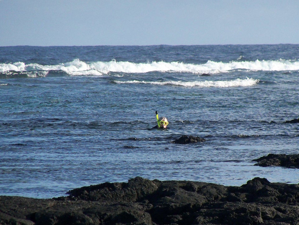 snorkel at Kapoho