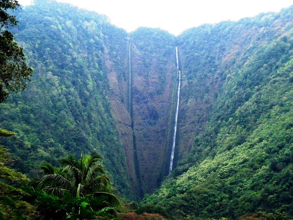 Waterfalls in Waipi'o Valley
