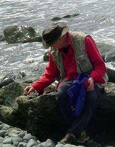 John and rocks