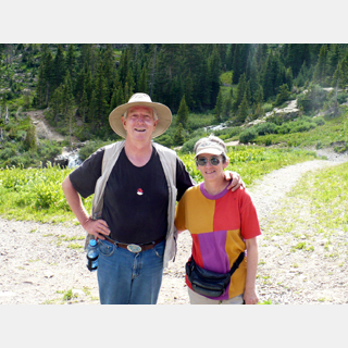 Barb and John at the falls