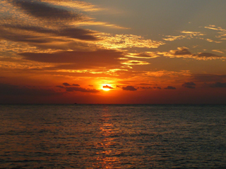 first night sunset