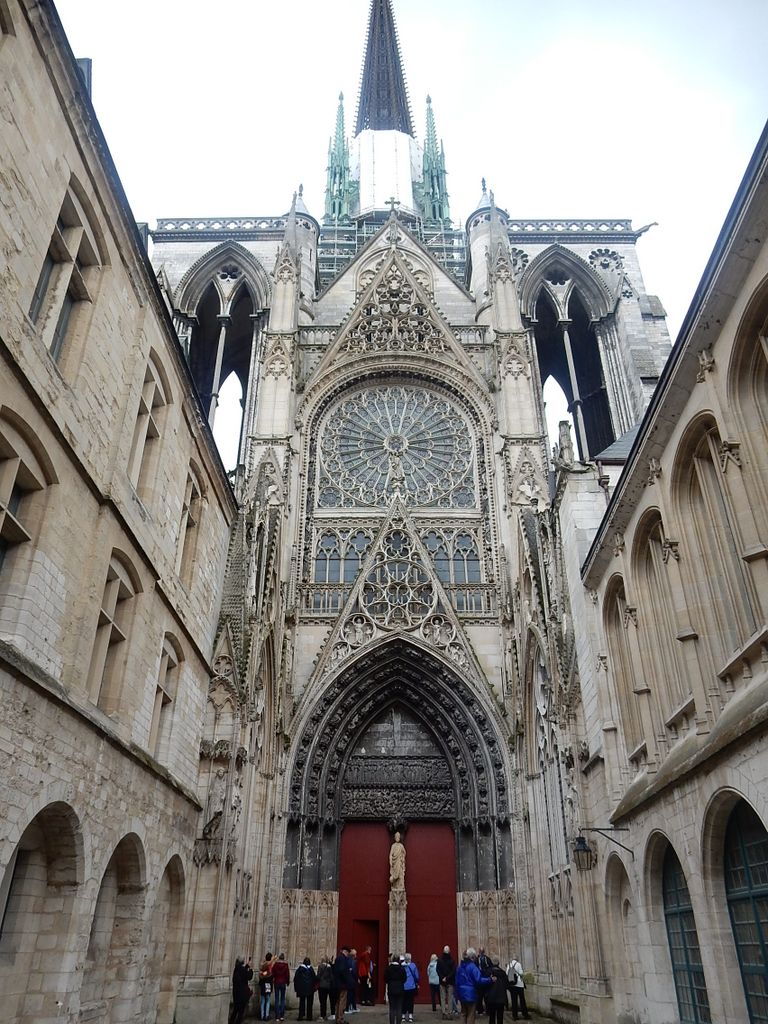 back door rouen cathedral