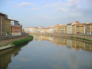 view from Ponte Mezzo