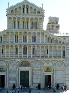 Duomo and tower from baptistry