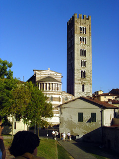 Duomo tower from wall