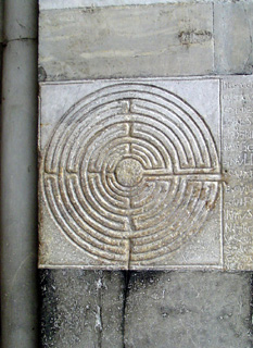 Labrynth on front of Duomo