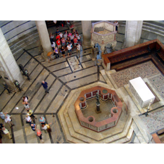 John in baptistry