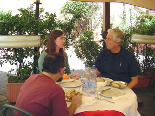 lunch in Pisa