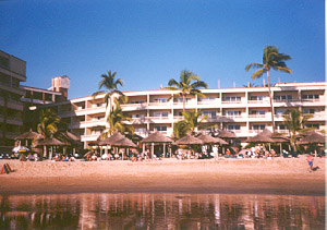 back of hotel