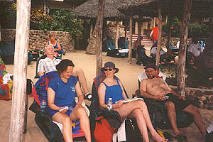 on the playa