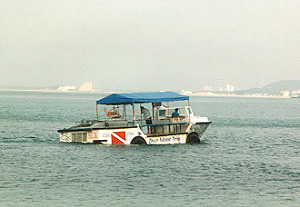 vehicle on water