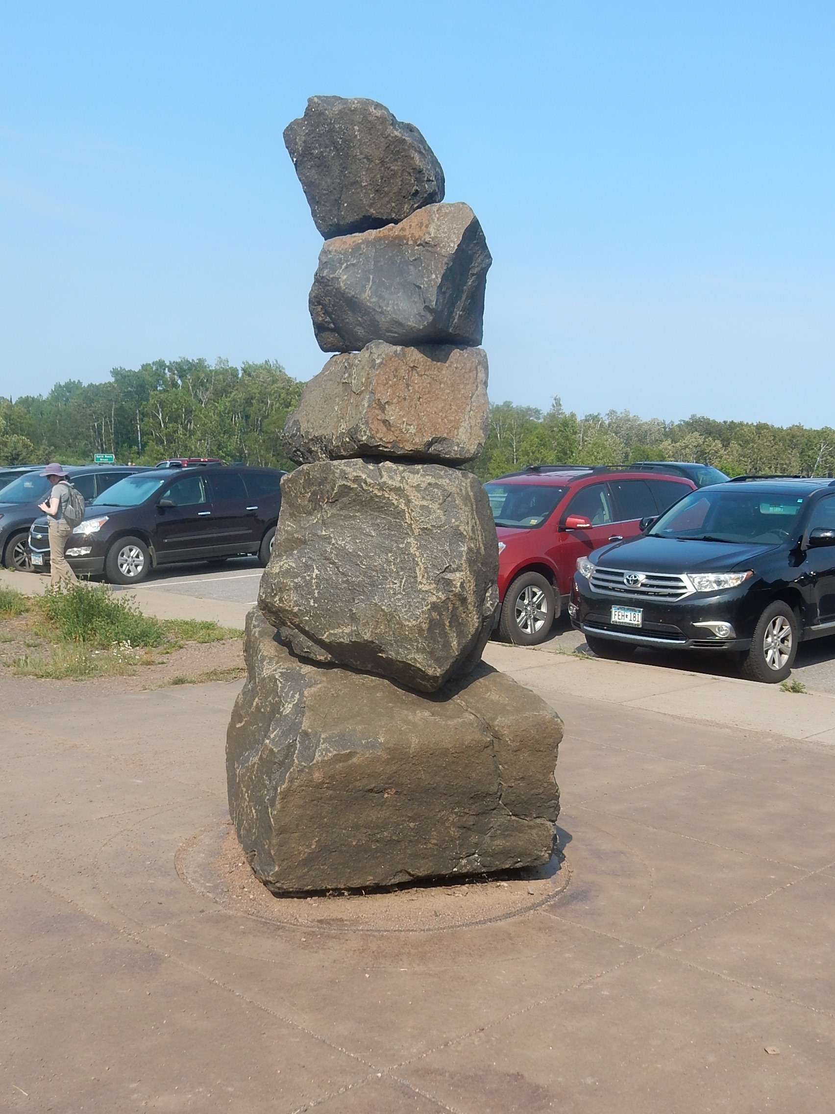 cairn at Split Rock River